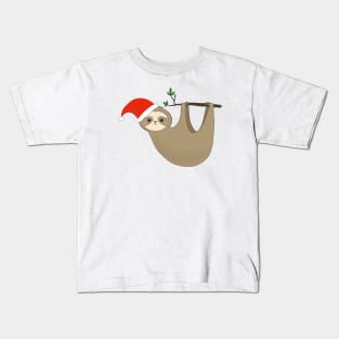 Christmas sloth Kids T-Shirt
